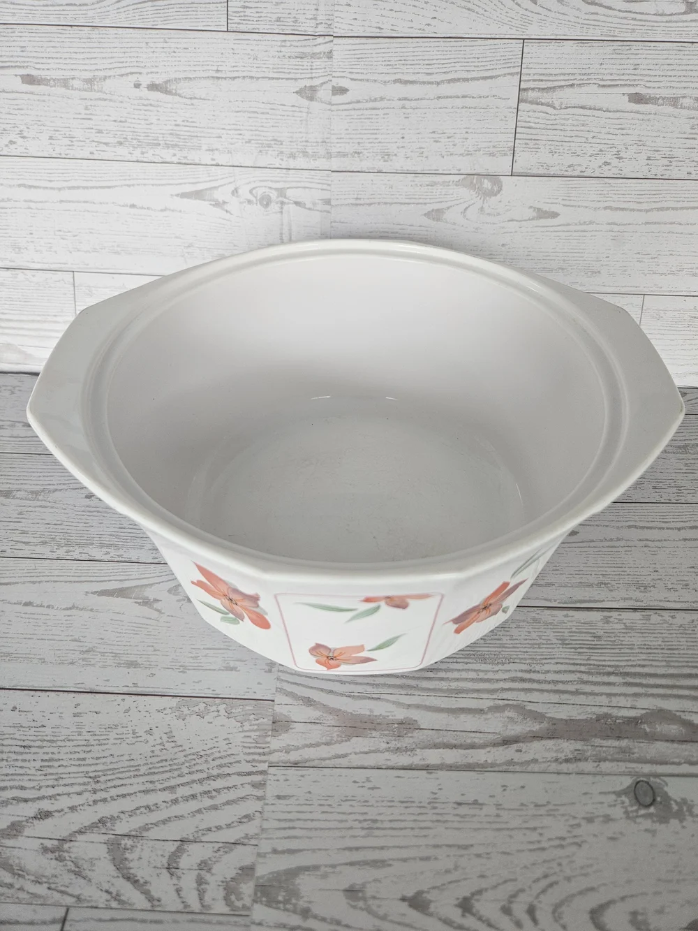 VINTAGE HARUMI JAPAN FLORAL CASSEROLE DISH